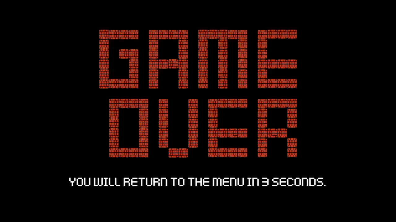 Tank Show - Game Over