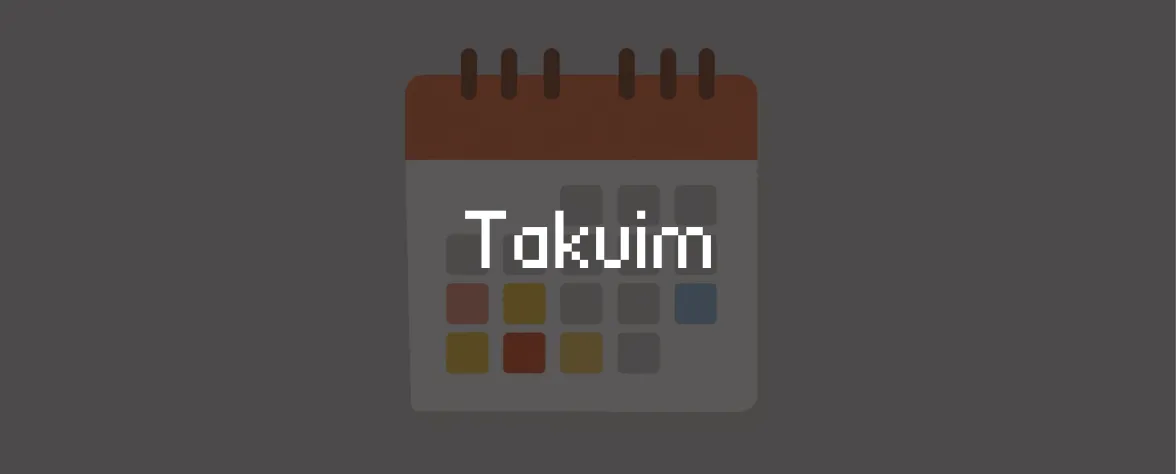 Takvim Kapak Görseli