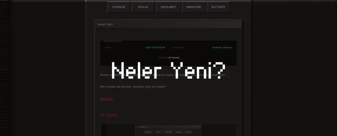 Neler Yeni? Kapak Görseli