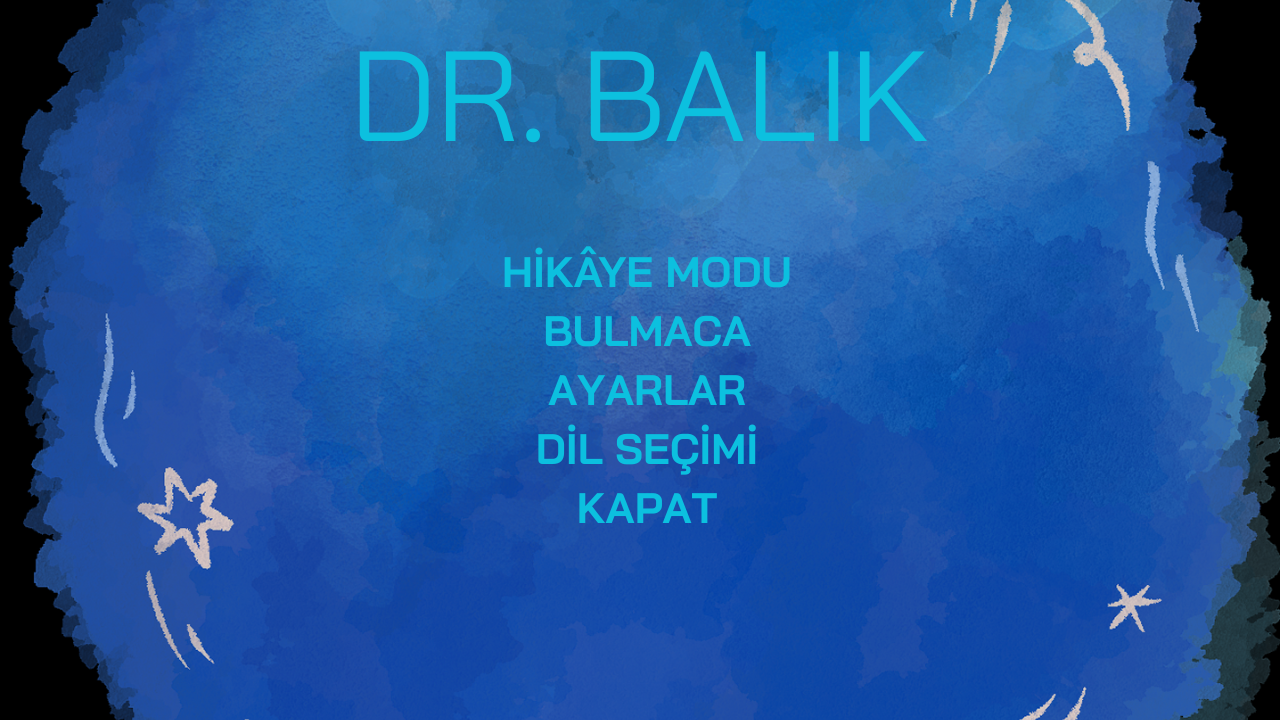 Proje Anlatıyorum #09: DR. Balık - Menü